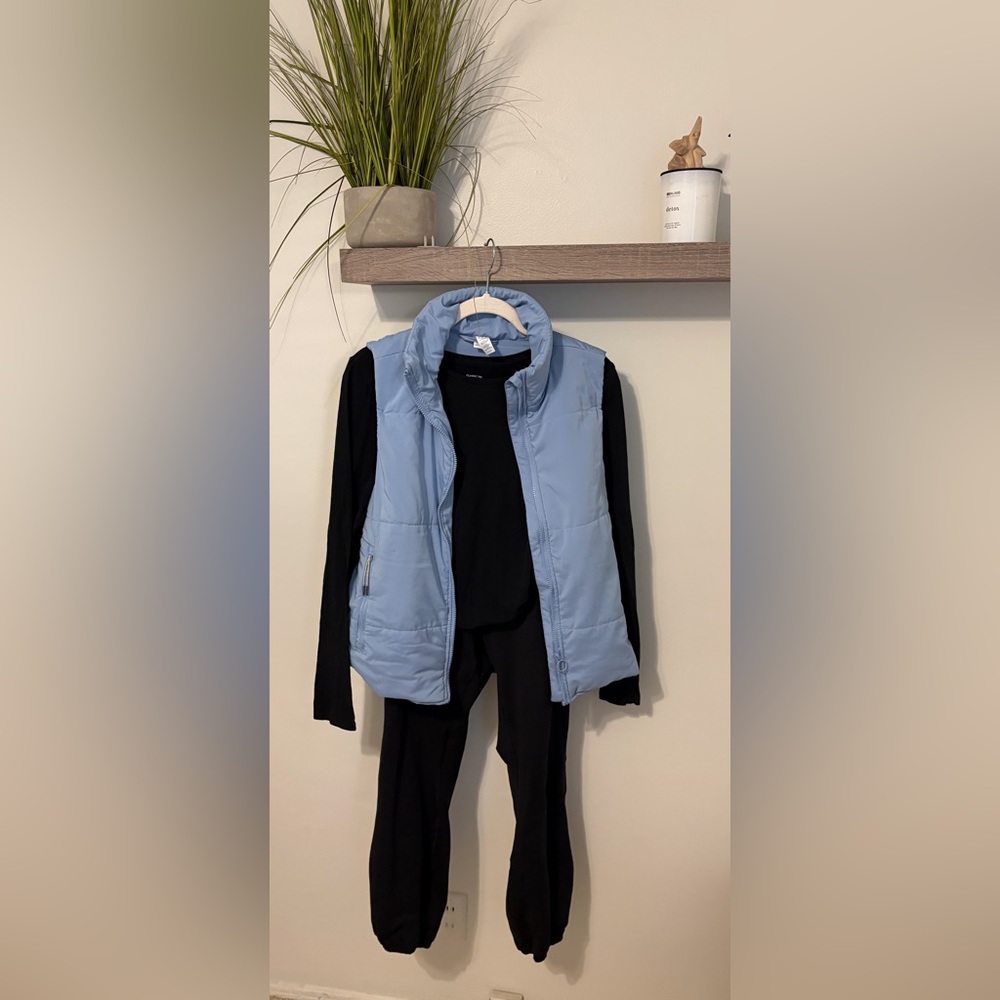 Sky Blue Women's Quilted Vest